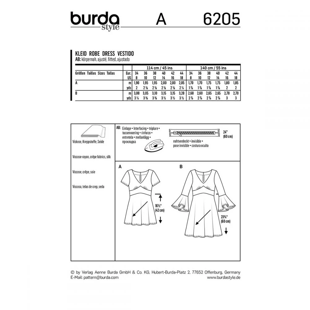 Burda Dresses 6205 - Image 4
