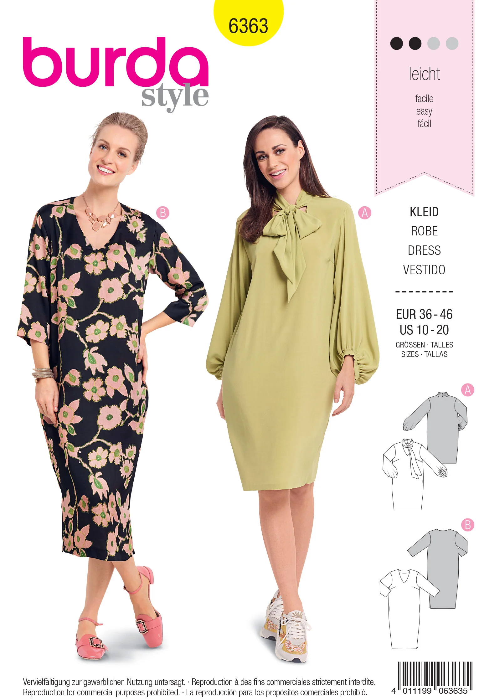 Burda Dresses 6363 - Image 2