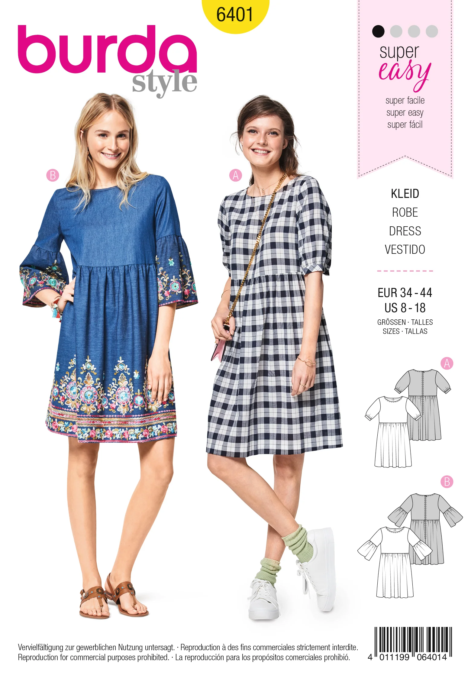 Burda Dresses 6401 - Image 2