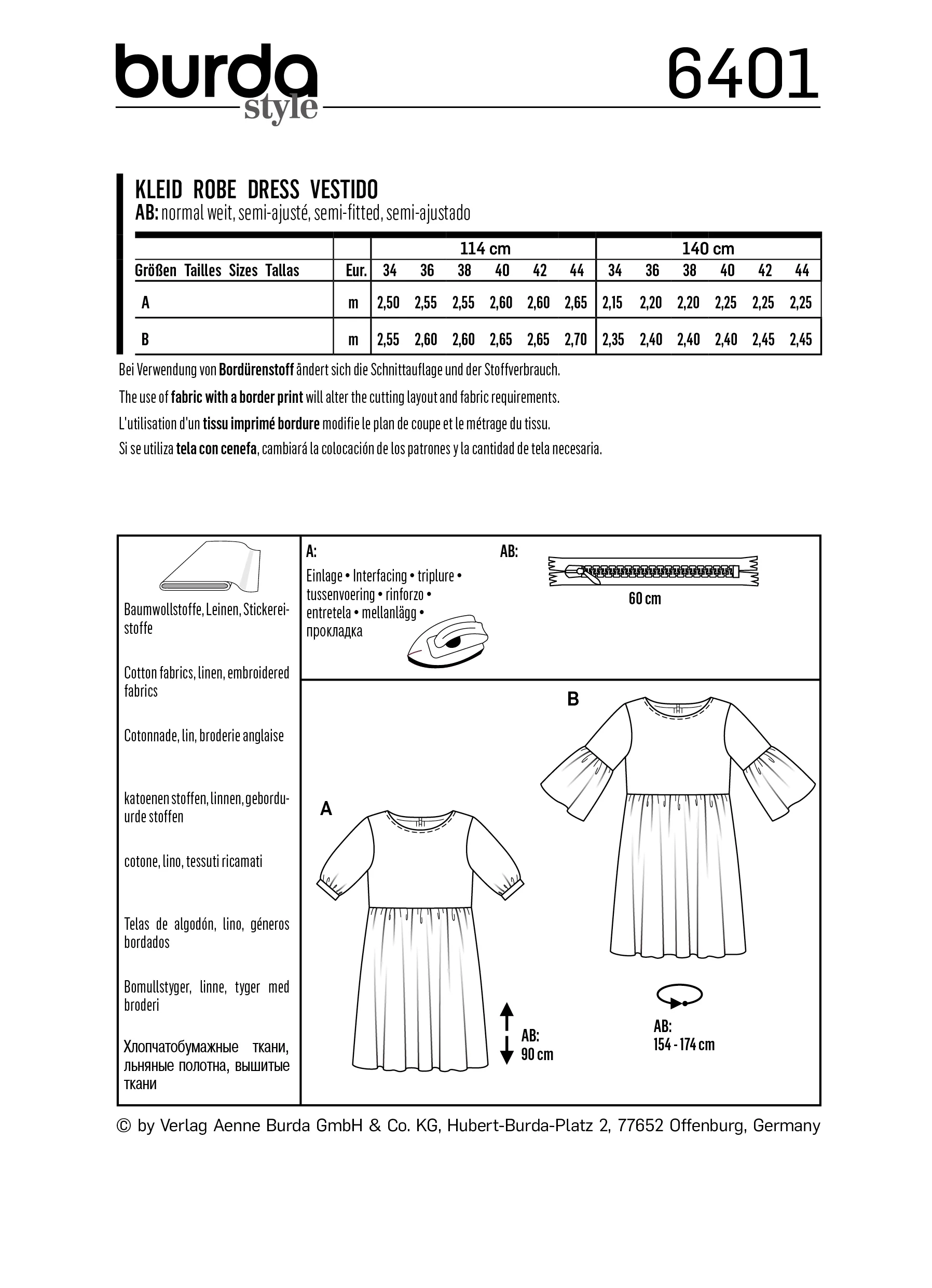 Burda Dresses 6401 - Image 5