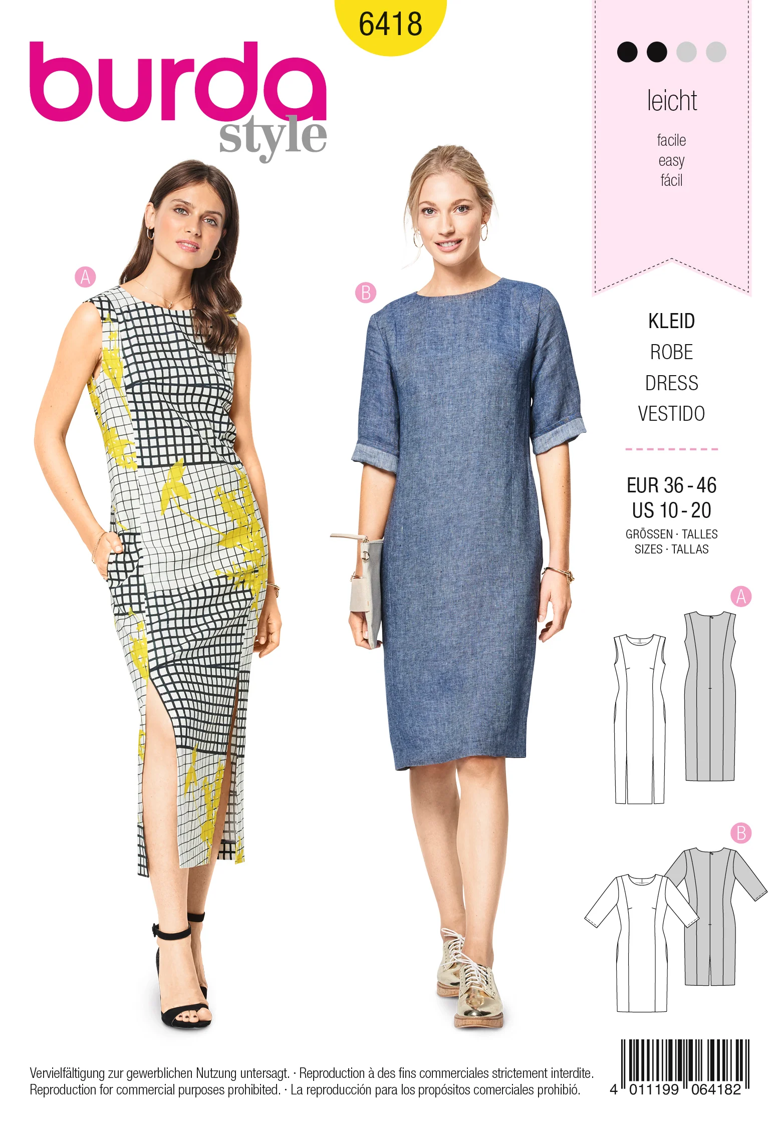 Burda Dresses 6418 - Image 2