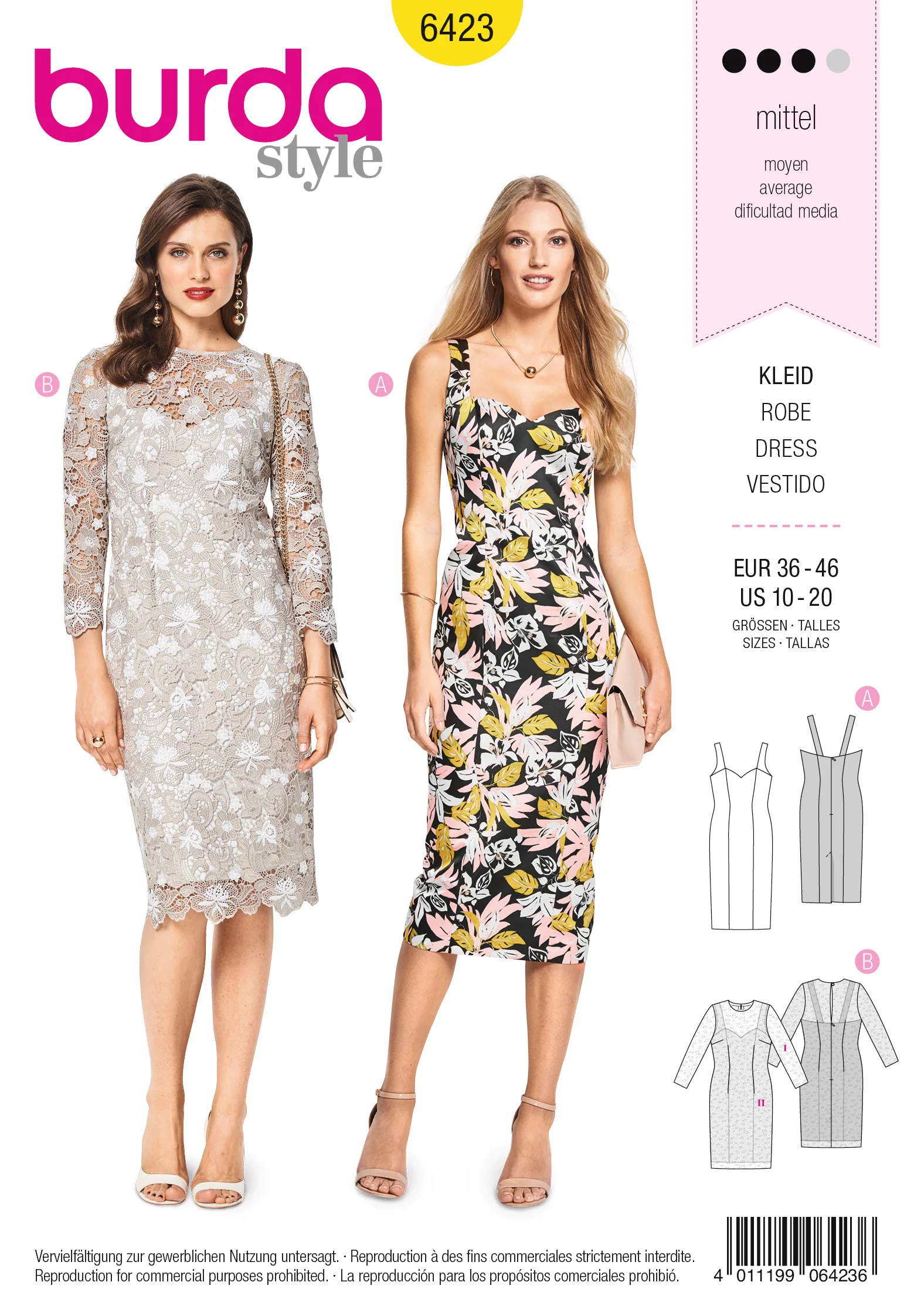Burda Dresses 6423 - Image 2