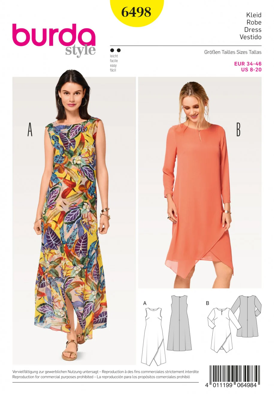 Burda Dresses 6498 - Image 2