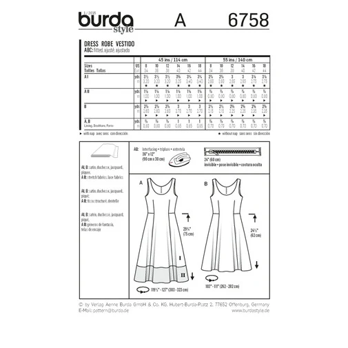 Burda Dresses 6758 - Image 5