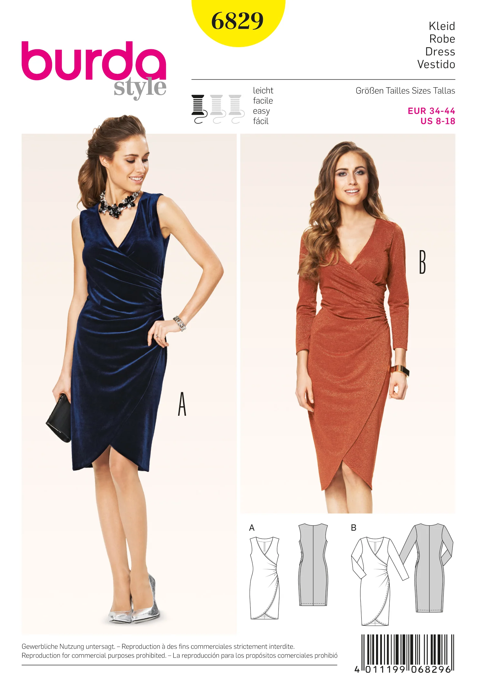 Burda Dresses 6829 - Image 2
