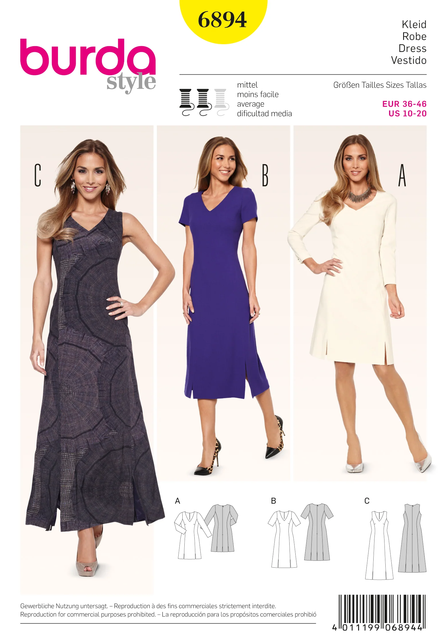 Burda Dresses 6894 - Image 2