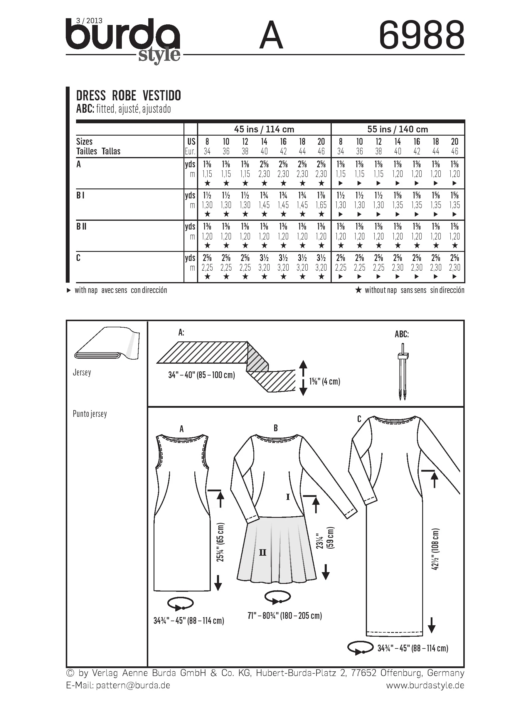 Burda Dresses 6988 - Image 6