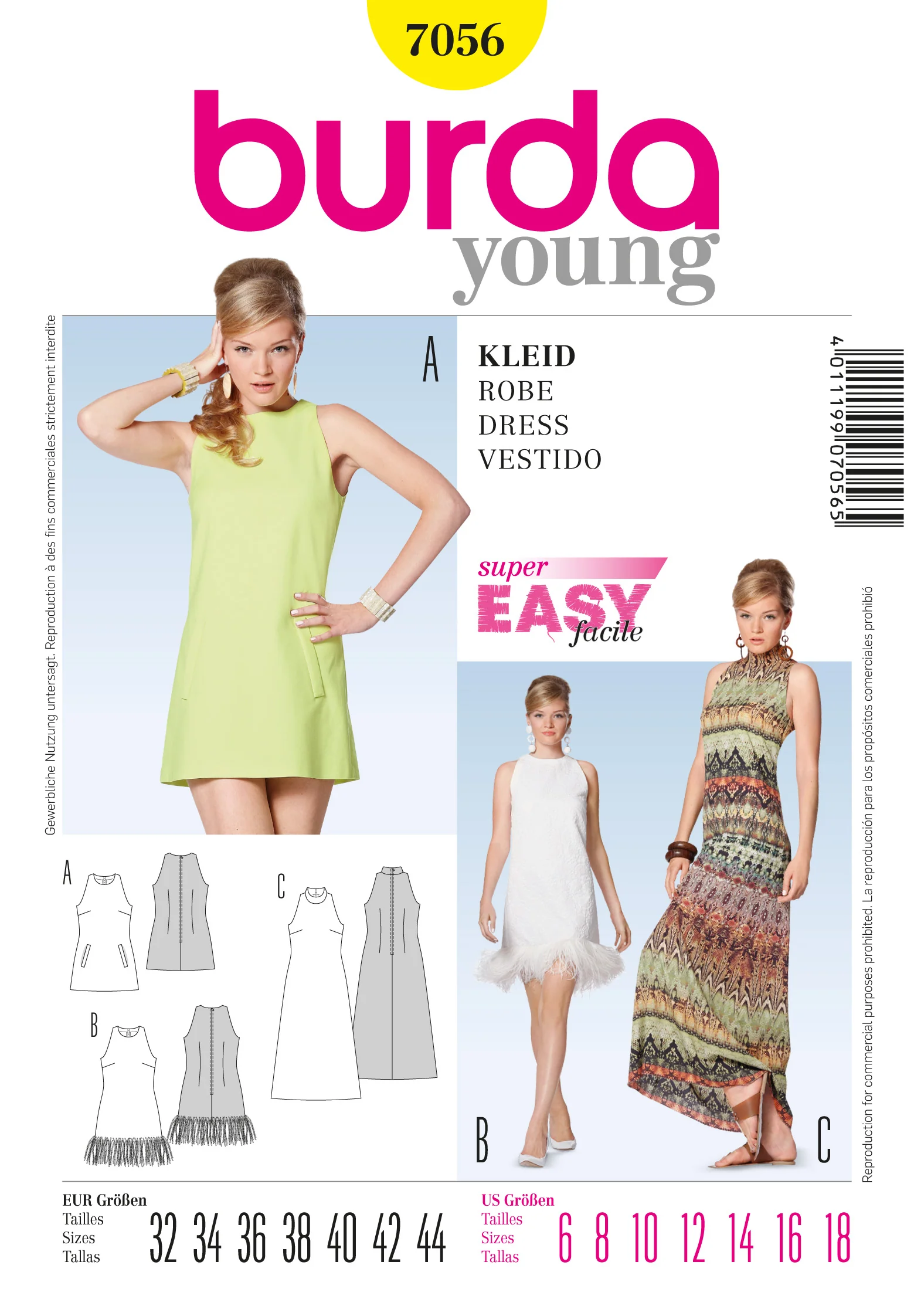 Burda Dresses 7056 - Image 2
