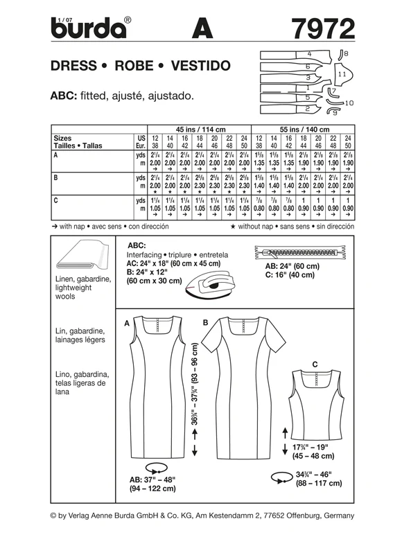Burda Dresses and Top 7972 - Image 4