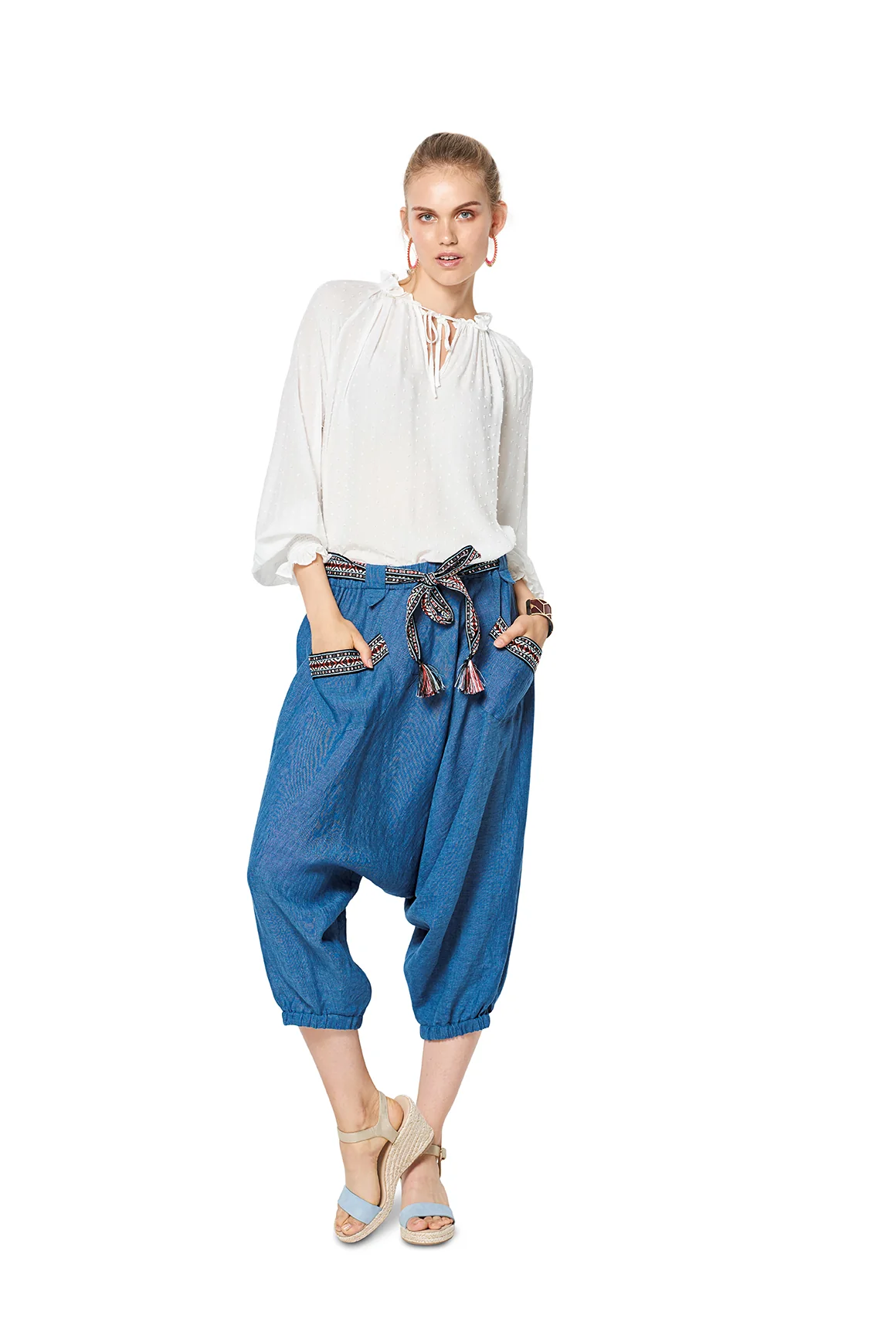 Burda Harem Pants 6316 - Image 3