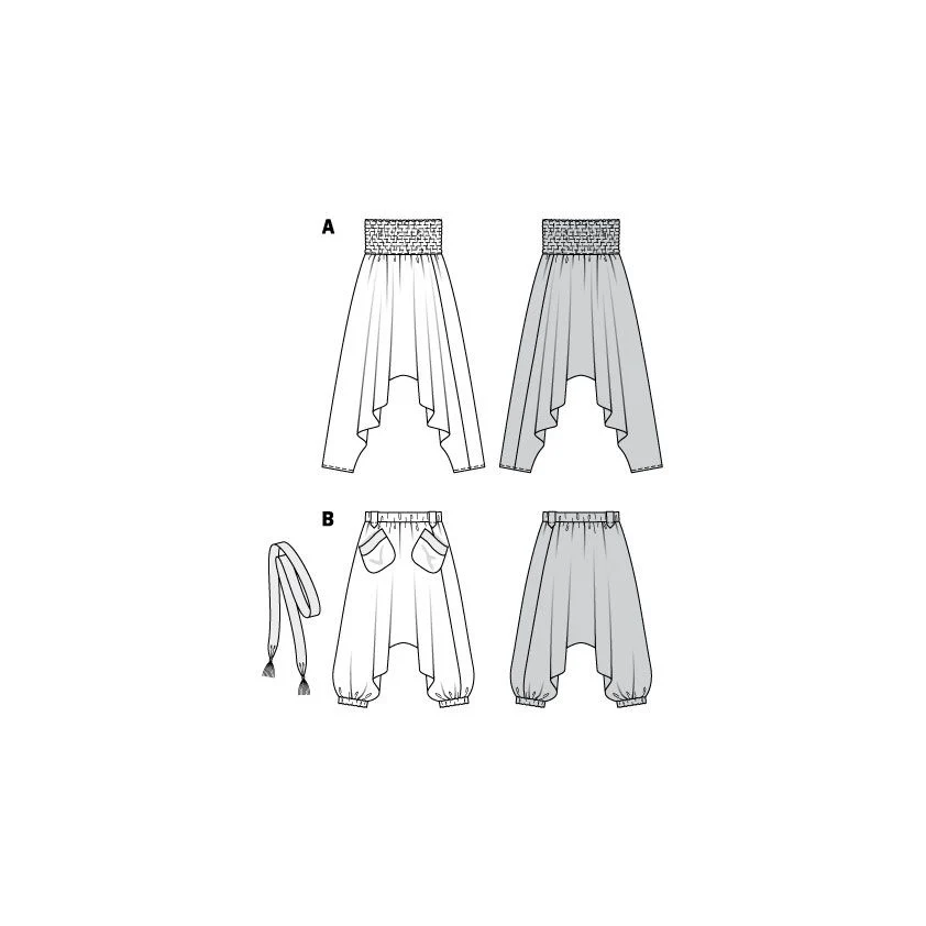 Burda Harem Pants 6316 - Image 4