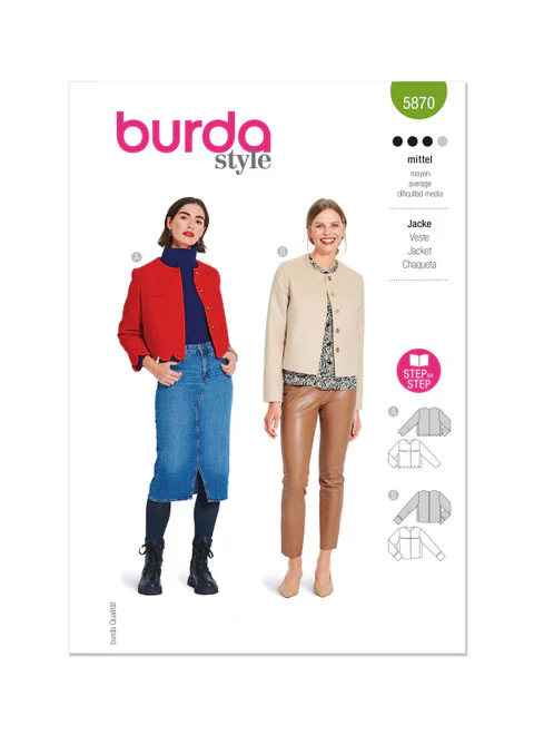 Burda Jacket 5870 - Image 2