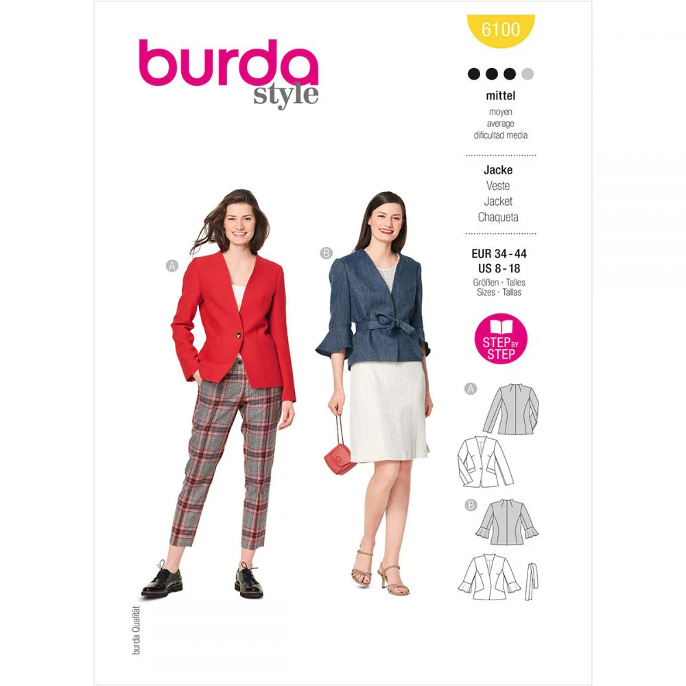 Burda Jacket 6100 - Image 2