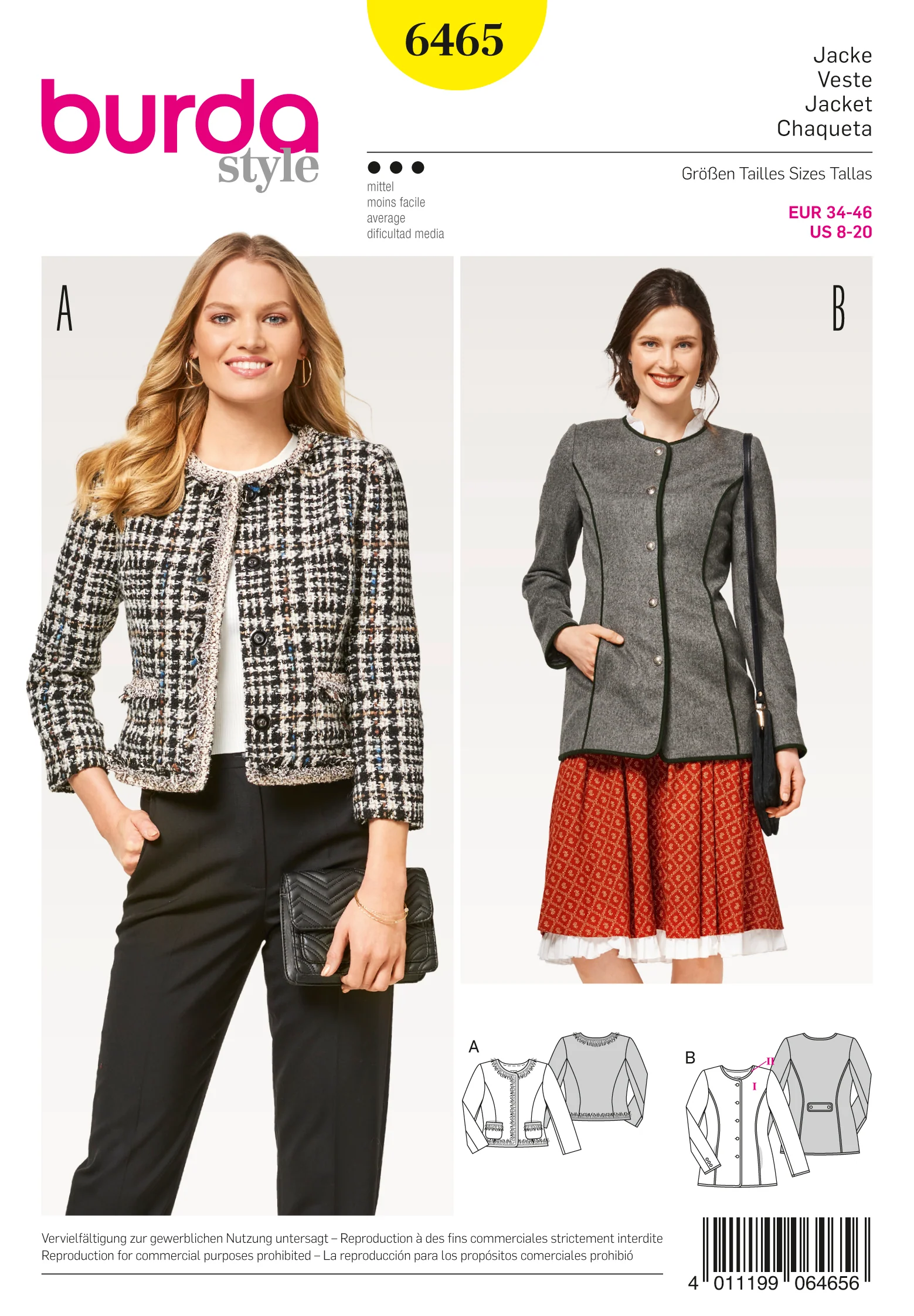 Burda Jacket 6465 - Image 2