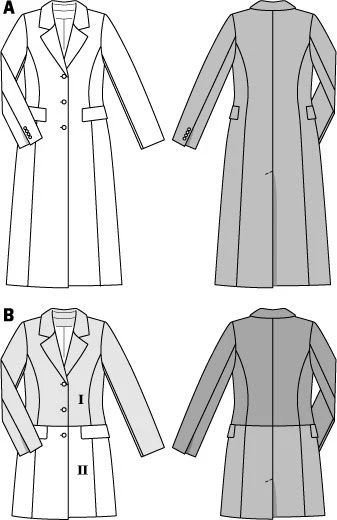 Burda Jacket and Coat 6845 - Image 4
