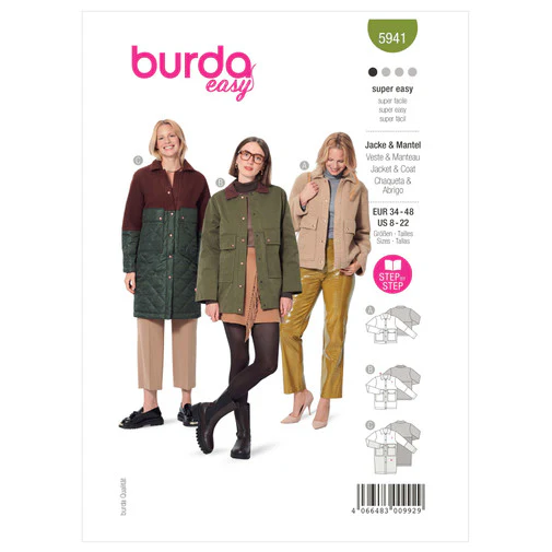 Burda Jacket and Coat 5941 - Image 2