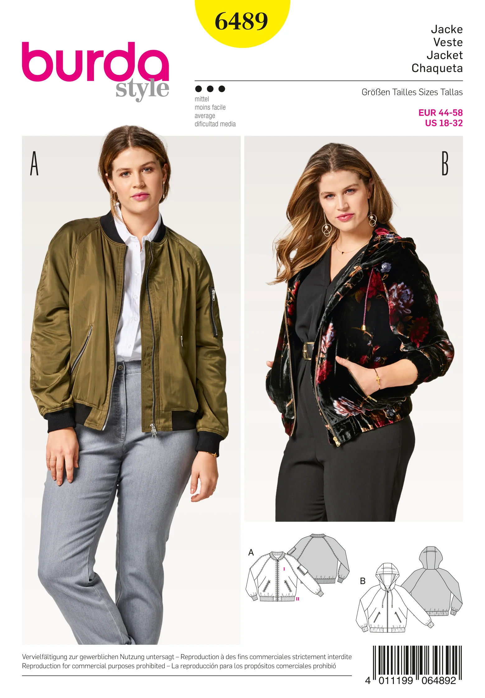 Burda Jackets 6489 - Image 2