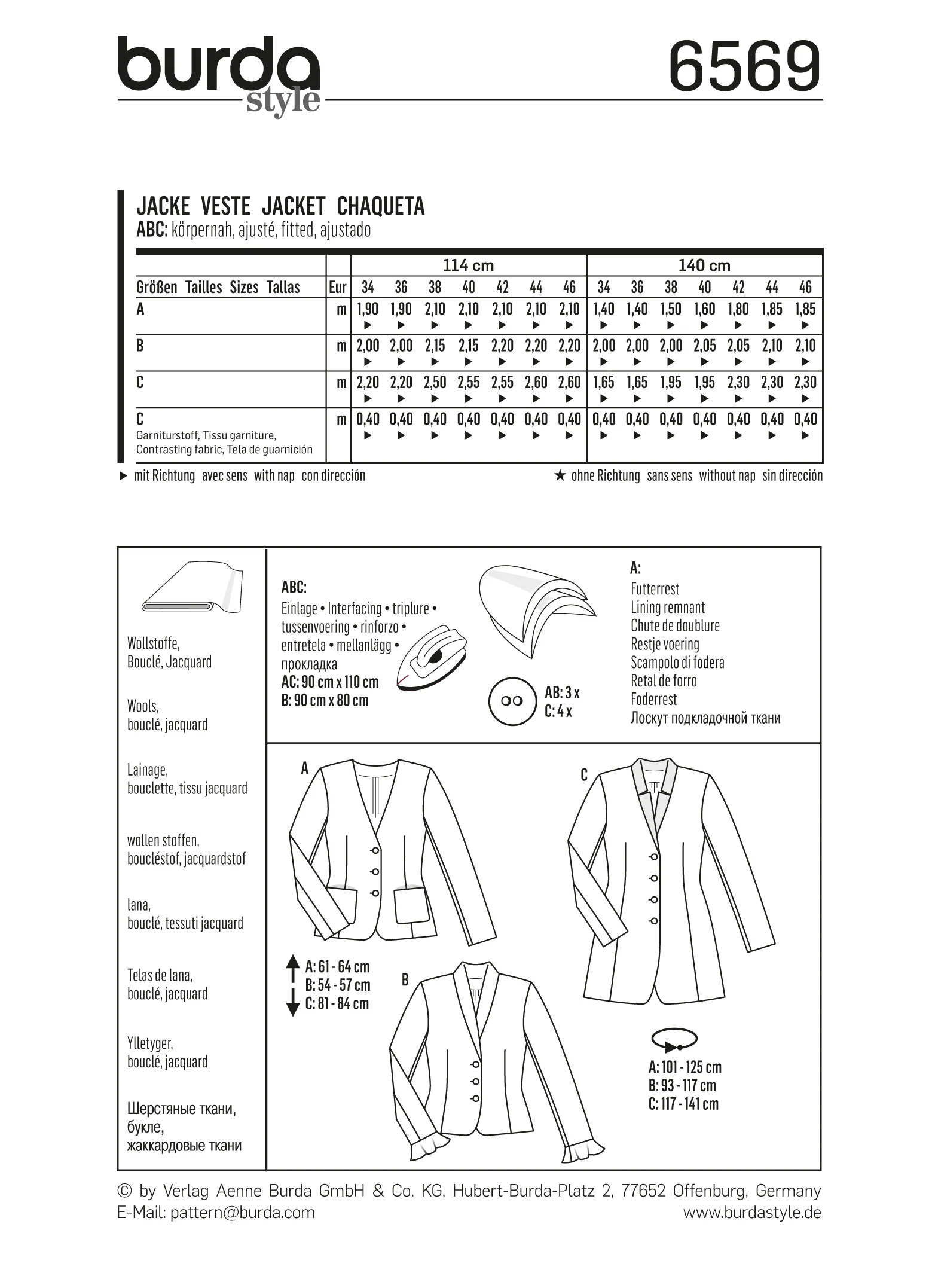 Burda Jackets 6569 - Image 6