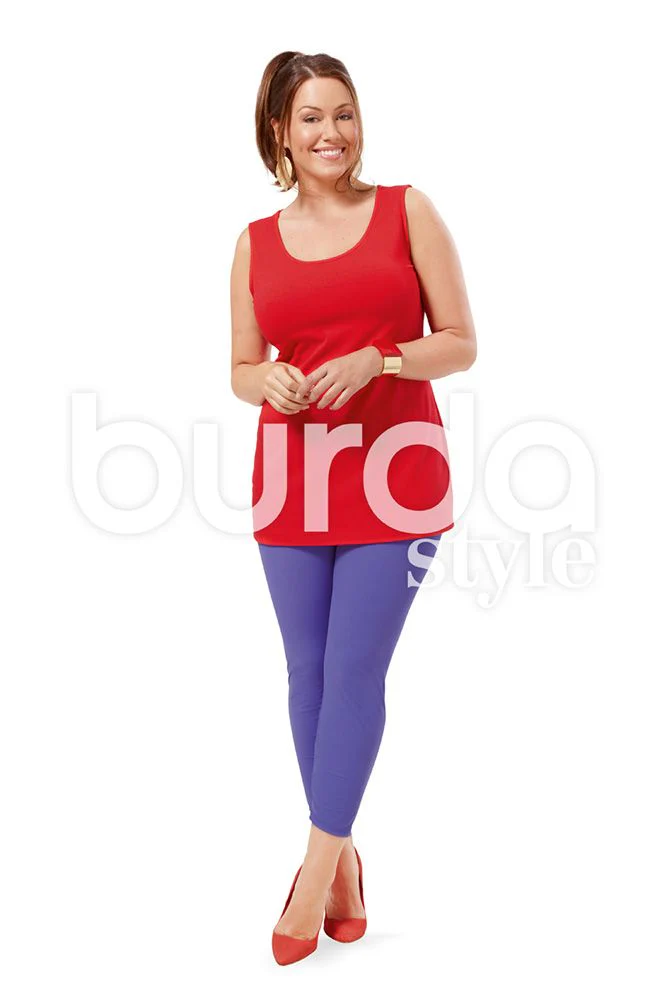 Burda Jersey Dress and Tops 6672 - Image 7