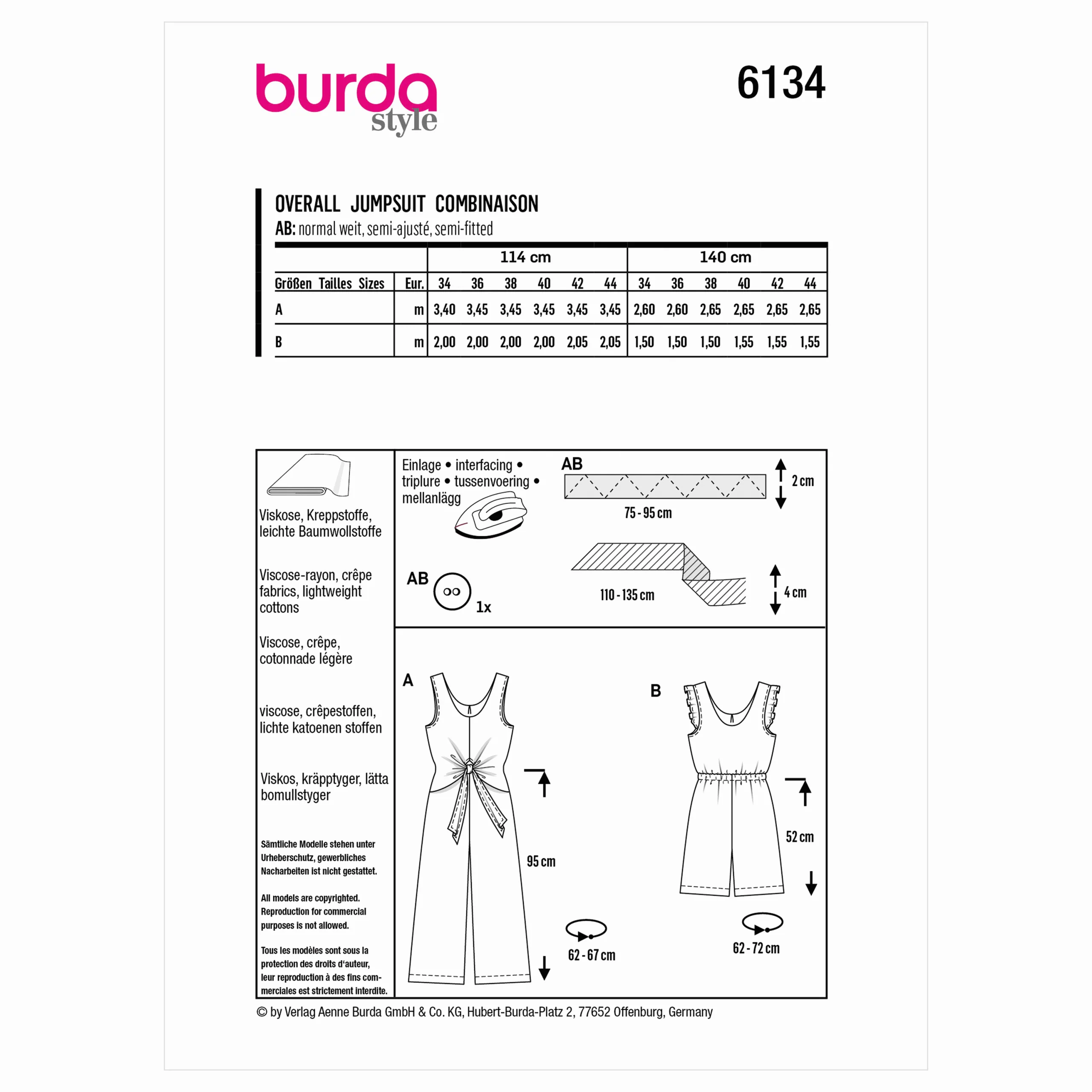 Burda Jumpsuit 6134 - Image 6
