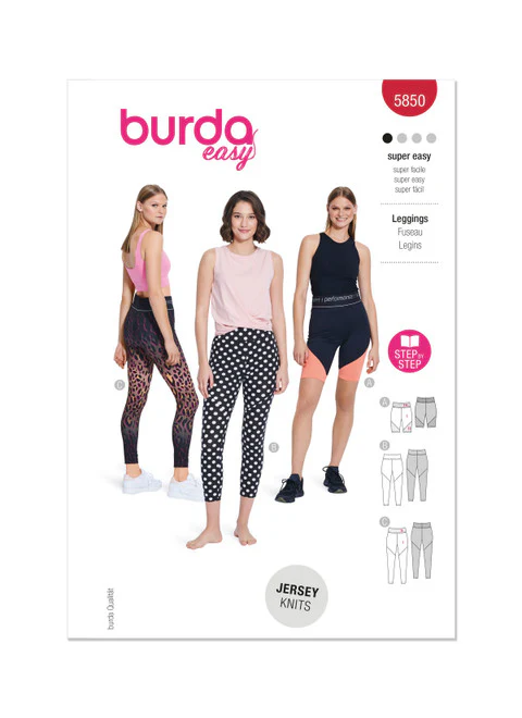 Burda Leggings 5850 - Image 2