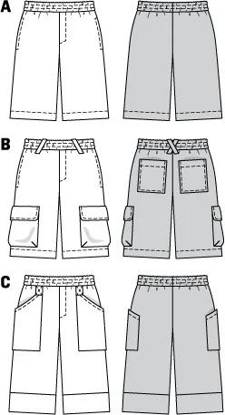 Burda Men's Shorts 7381 - Image 5