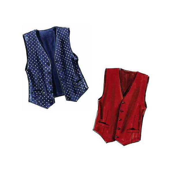Burda Men's Waistcoat and Accessories 3403 - Image 3
