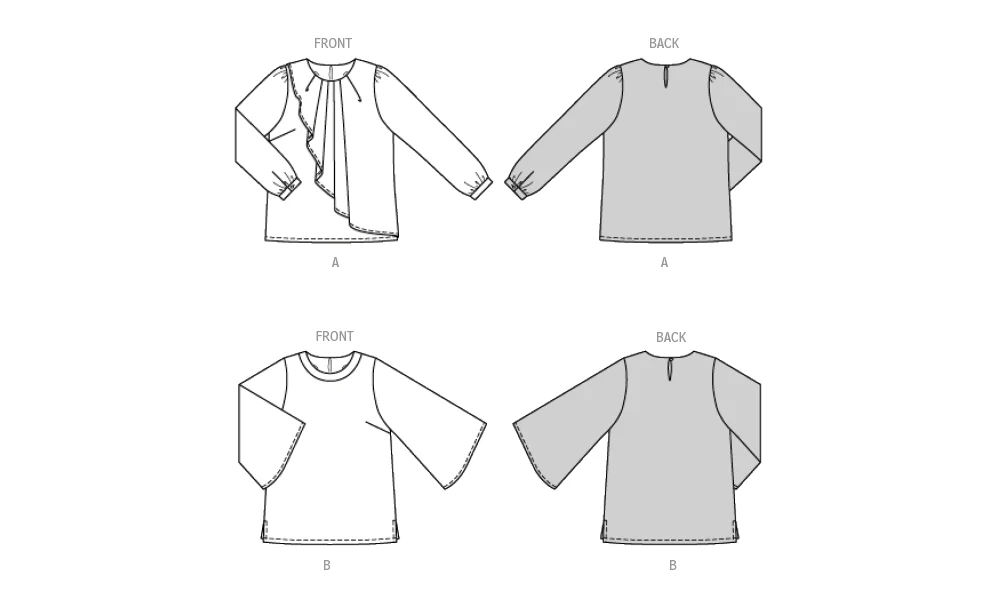 Burda Misses' Blouse and Shirt 5692 - Image 10