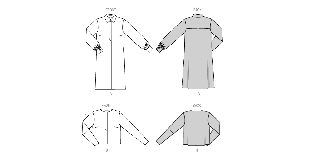 Burda Misses' Dress and Blouse 5678 - Image 10
