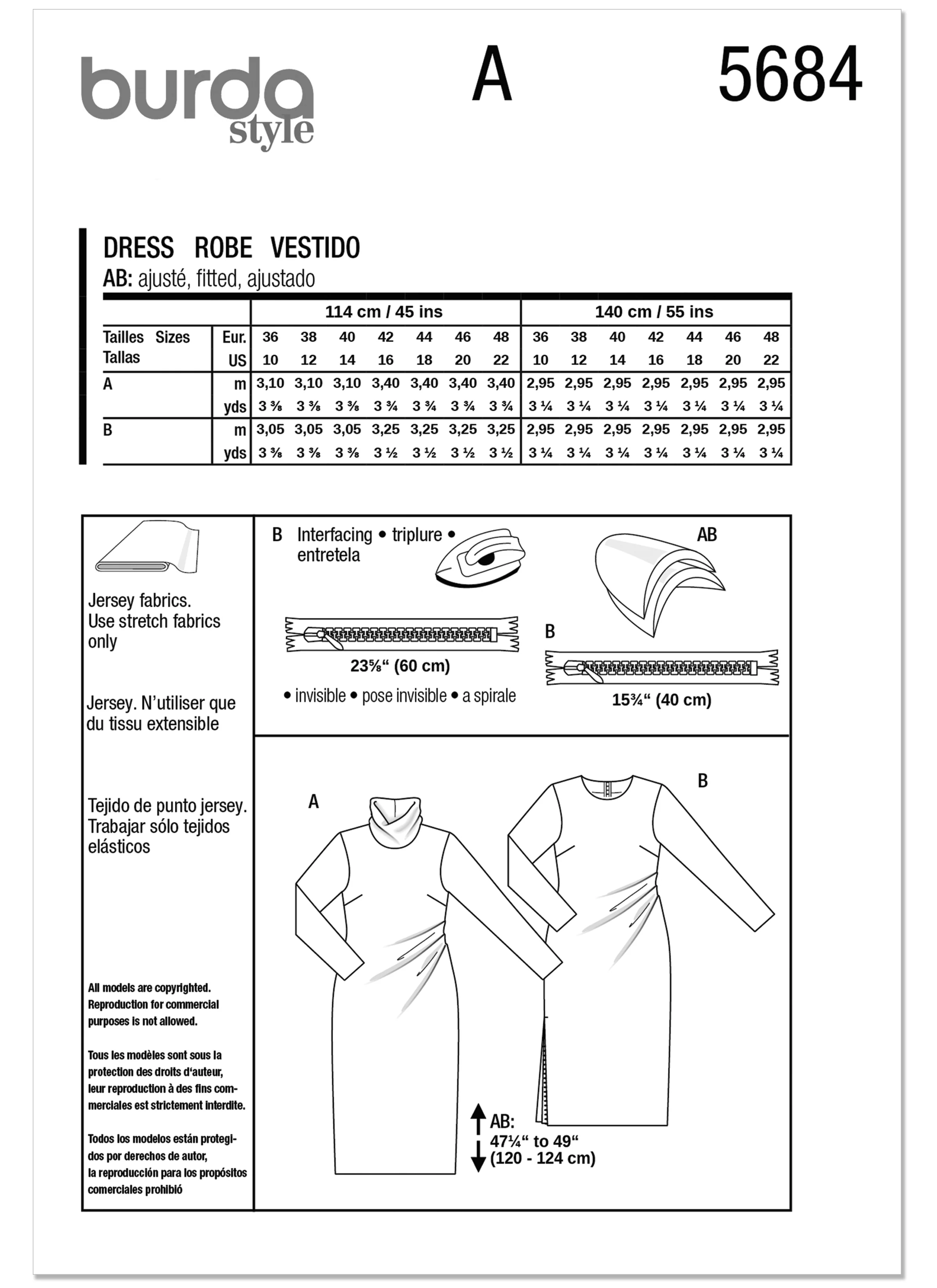 Burda Misses' Dresses 5684 - Image 9