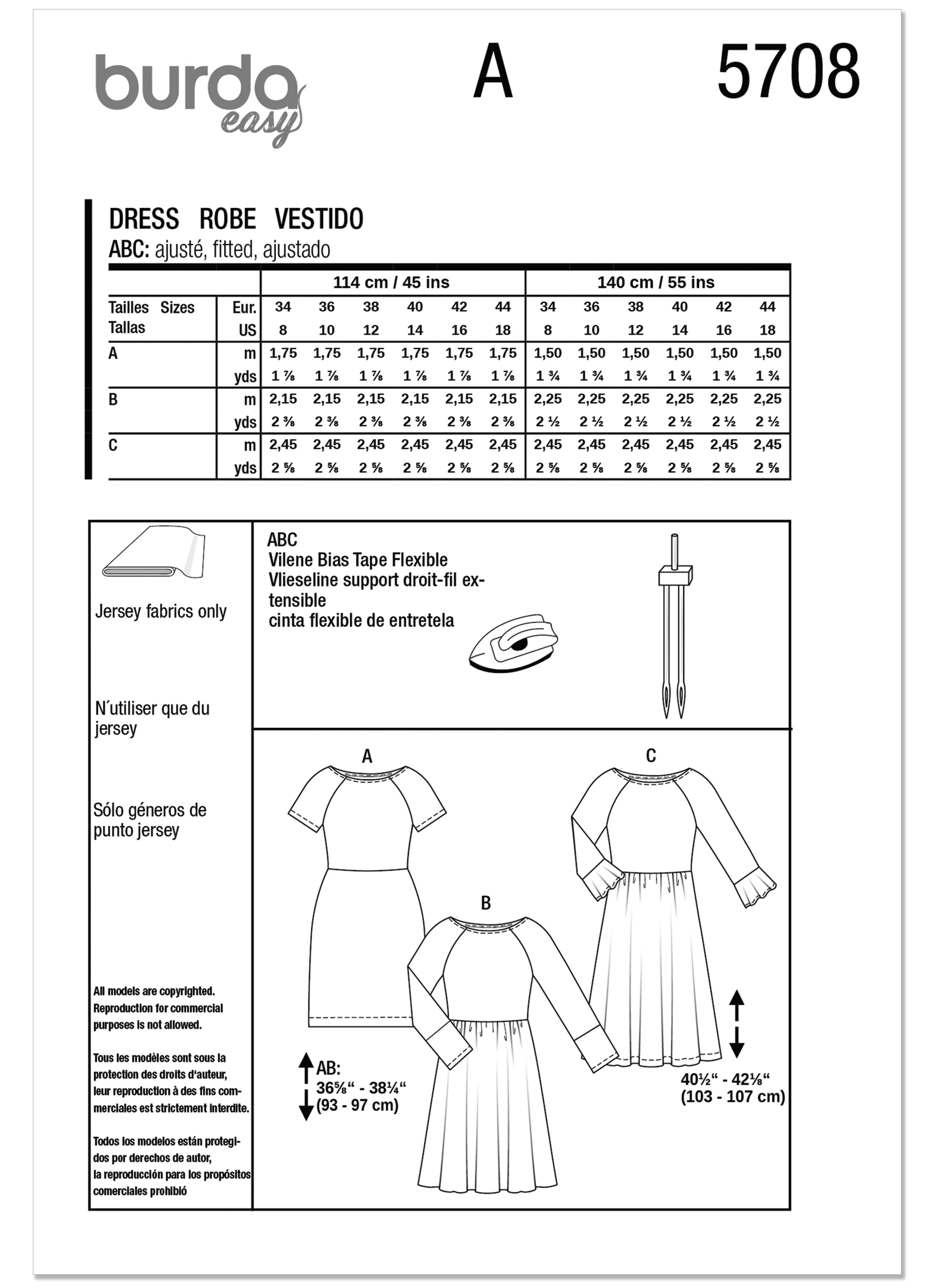 Burda Misses' Dresses 5708 - Image 15