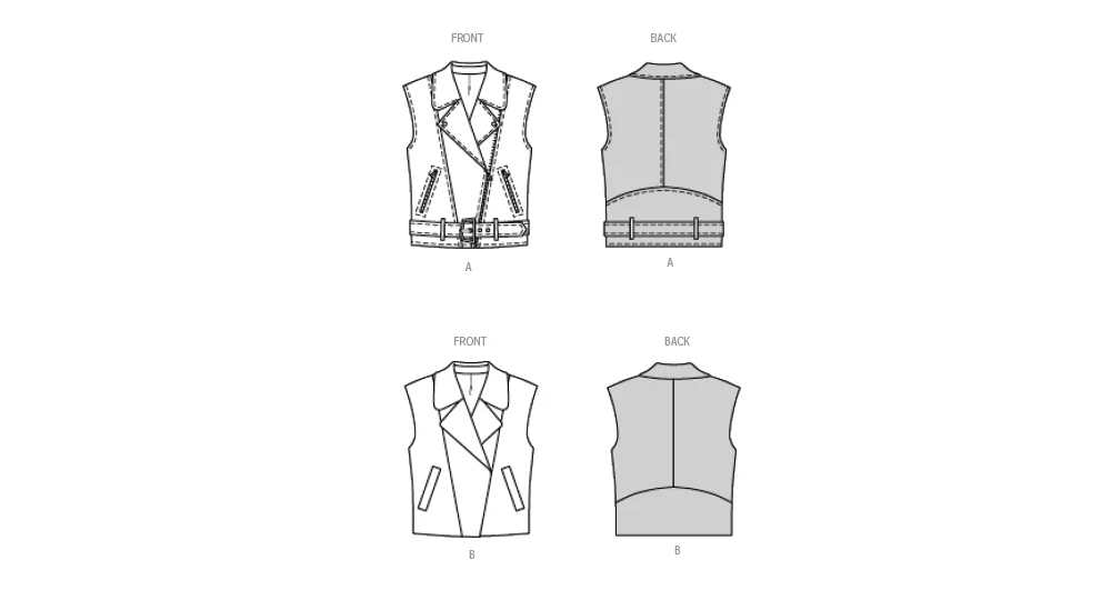 Burda Misses' Vests 5714 - Image 10