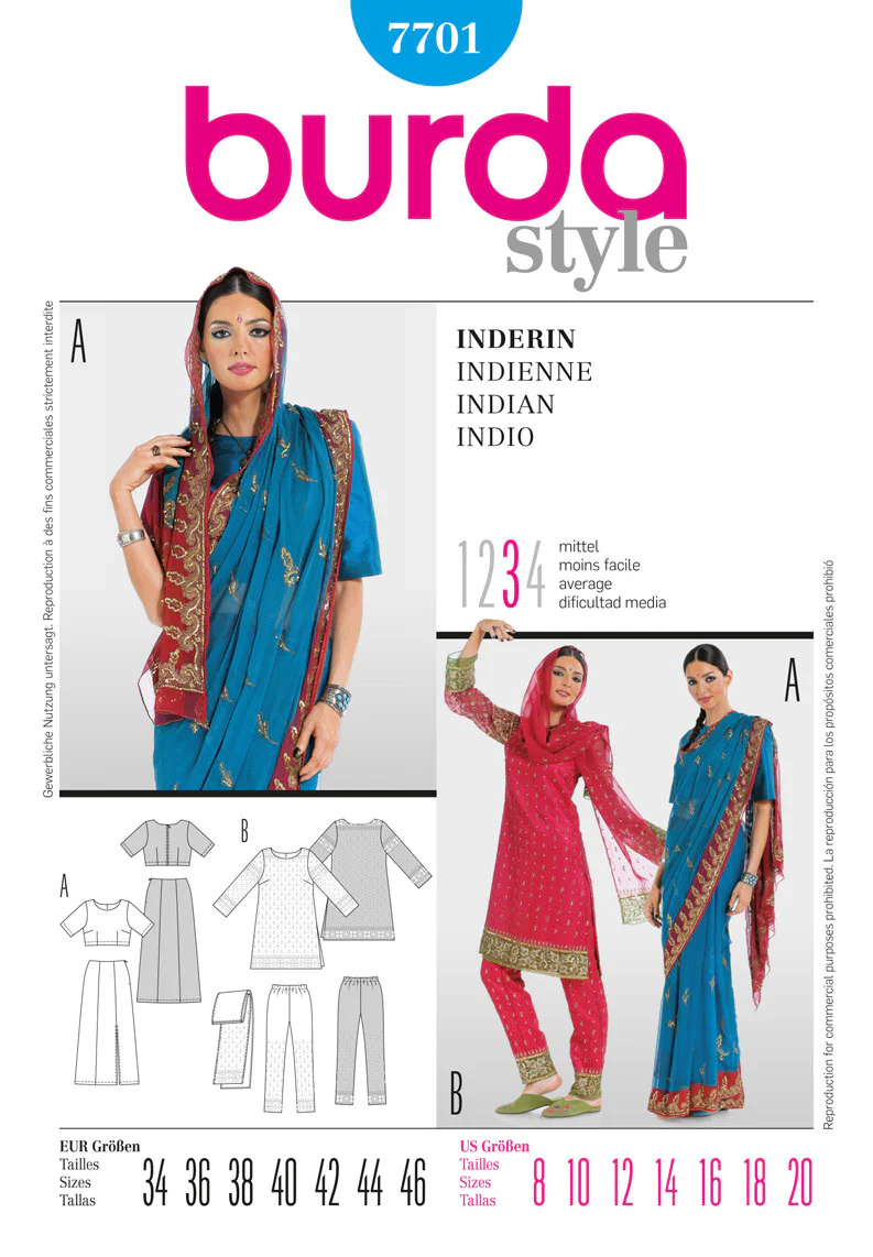 Burda Sari 7701 - Image 2