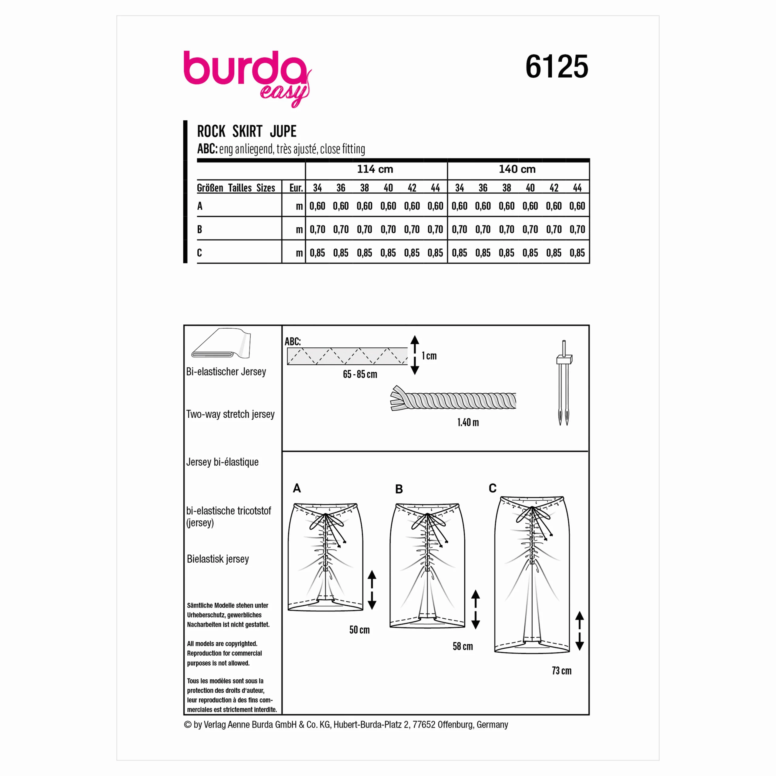 Burda Skirts 6125 - Image 8