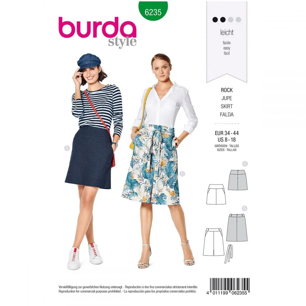 Burda Skirts 6235 - Image 2