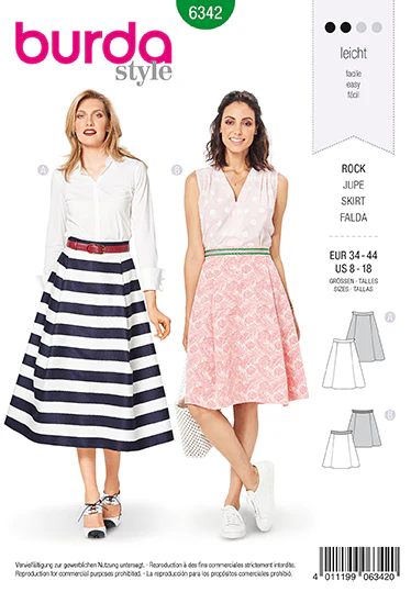 Burda Skirts 6342 - Image 2