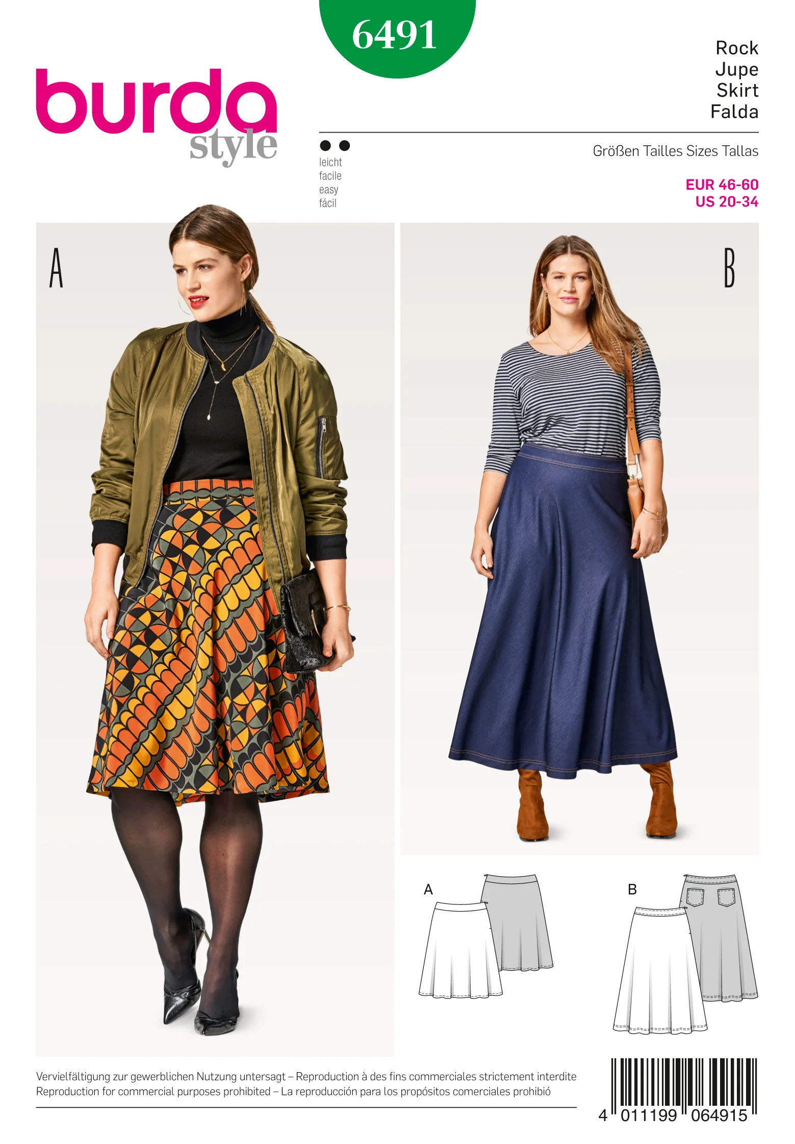 Burda Skirts 6491 - Image 2