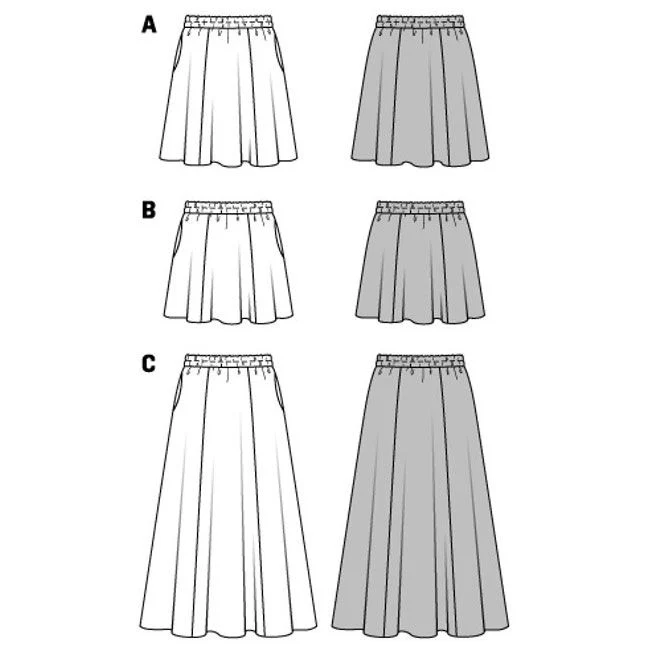 Burda Skirts 6586 - Image 4