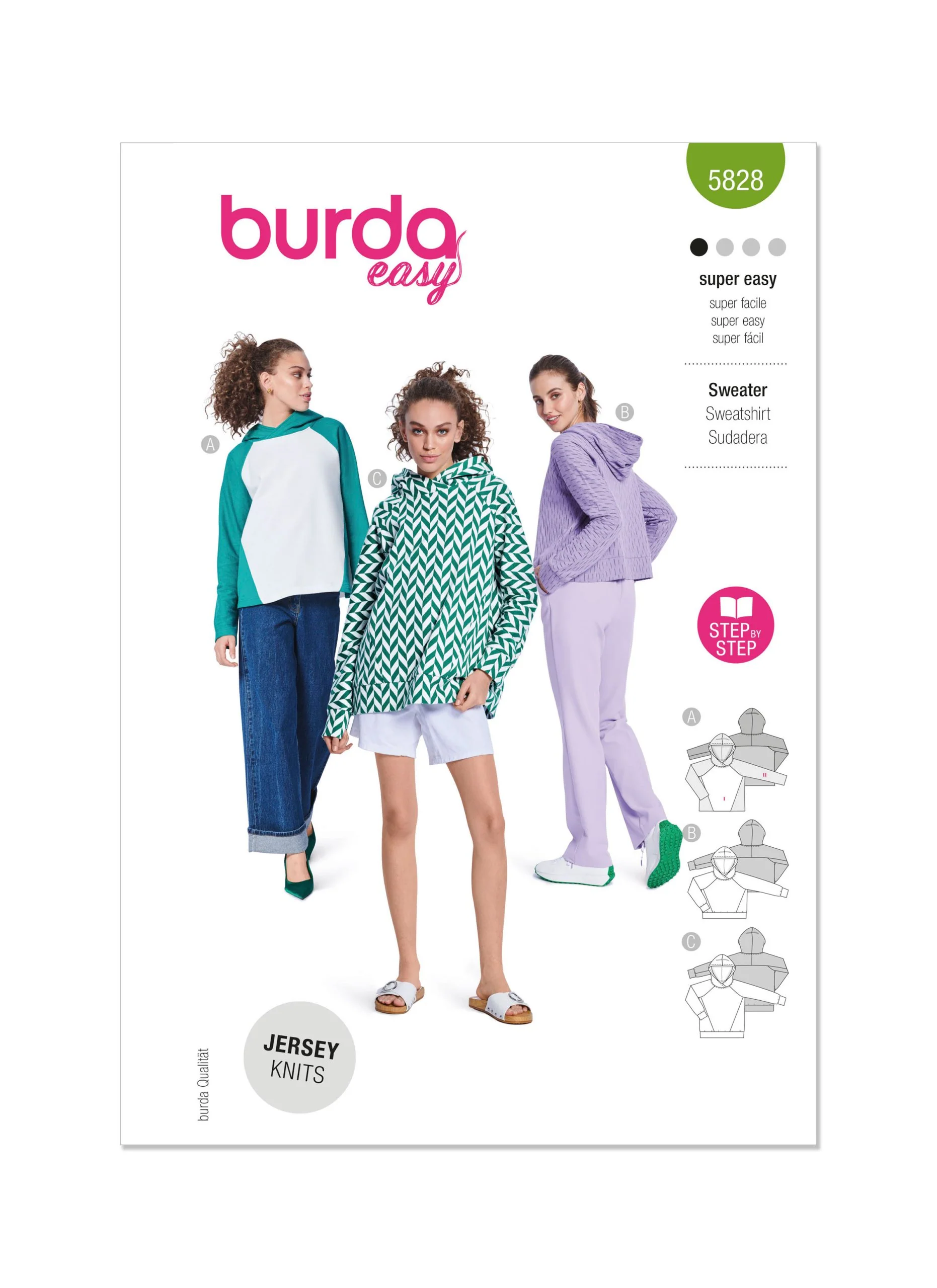 Burda Sweater/Hoodie 5828 - Image 2