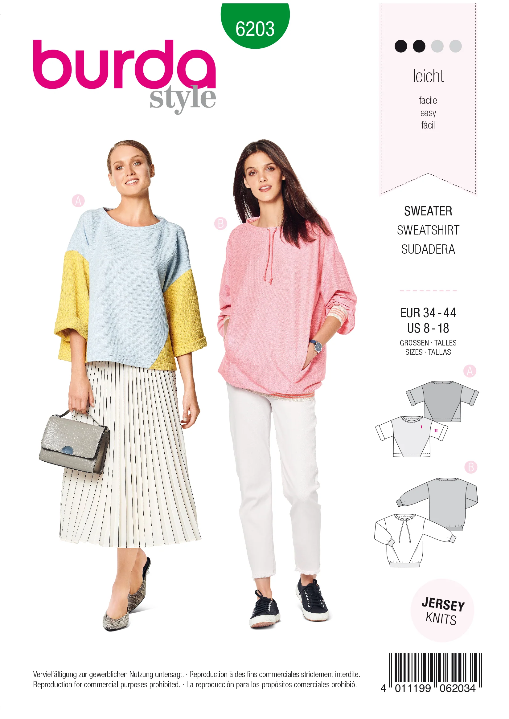 Burda Sweatshirt 6203 - Image 2