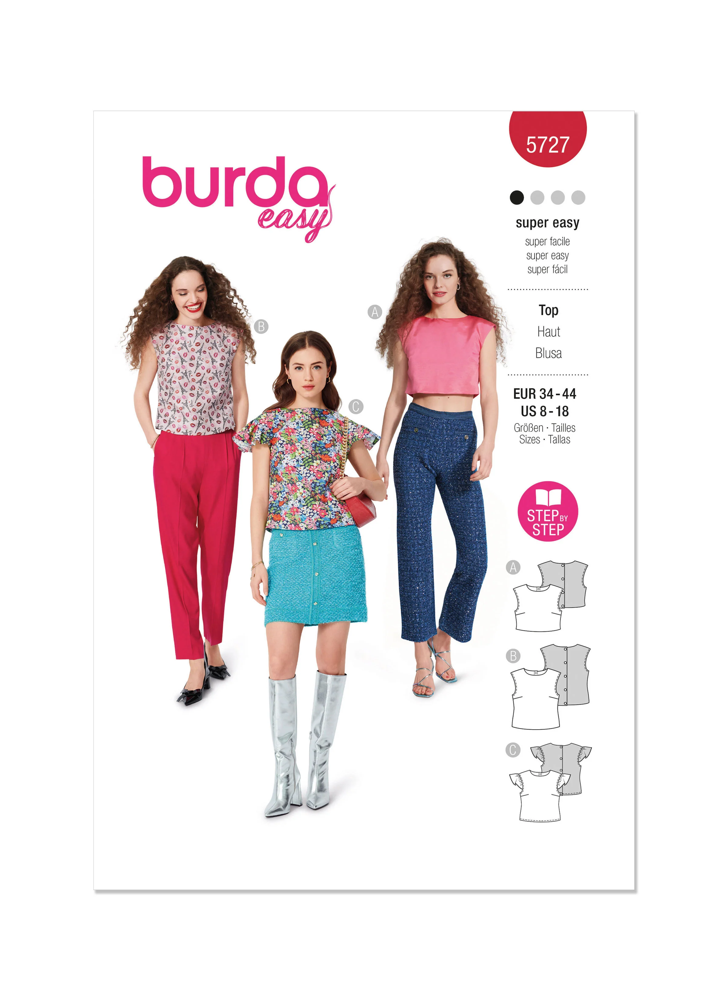 Burda Tops 5727 - Image 2