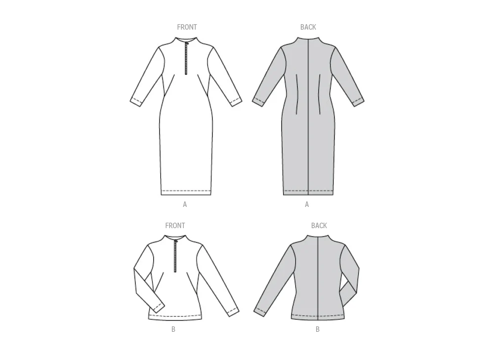 Burda Dress & Top 5792 - Image 9