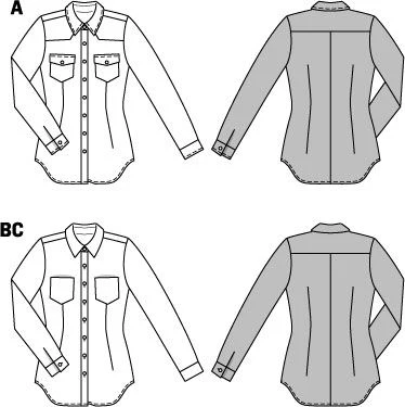 Burda Top, Shirt and Blouse 6849 - Image 5