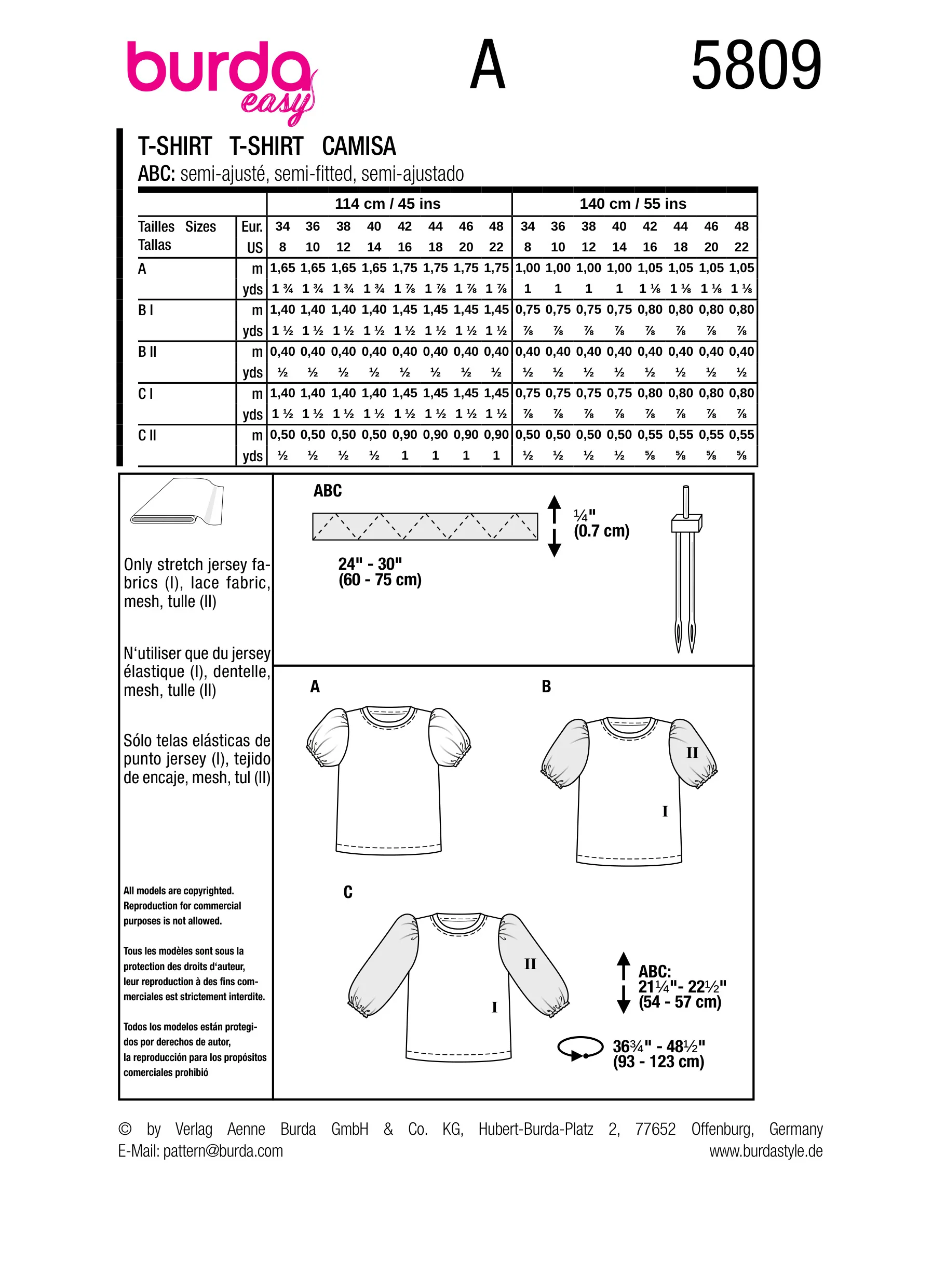 Burda Tops 5809 - Image 15