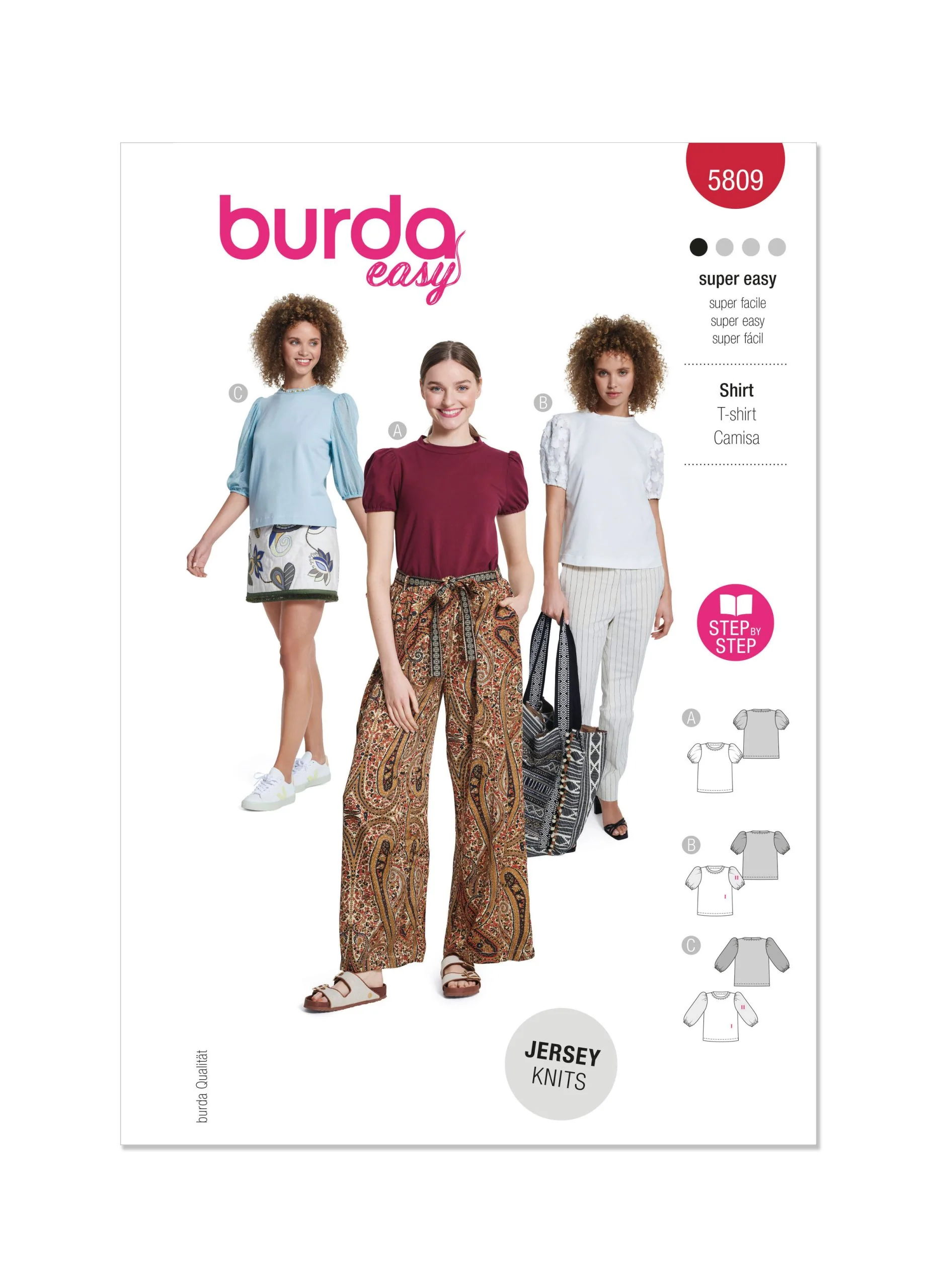Burda Tops 5809 - Image 2