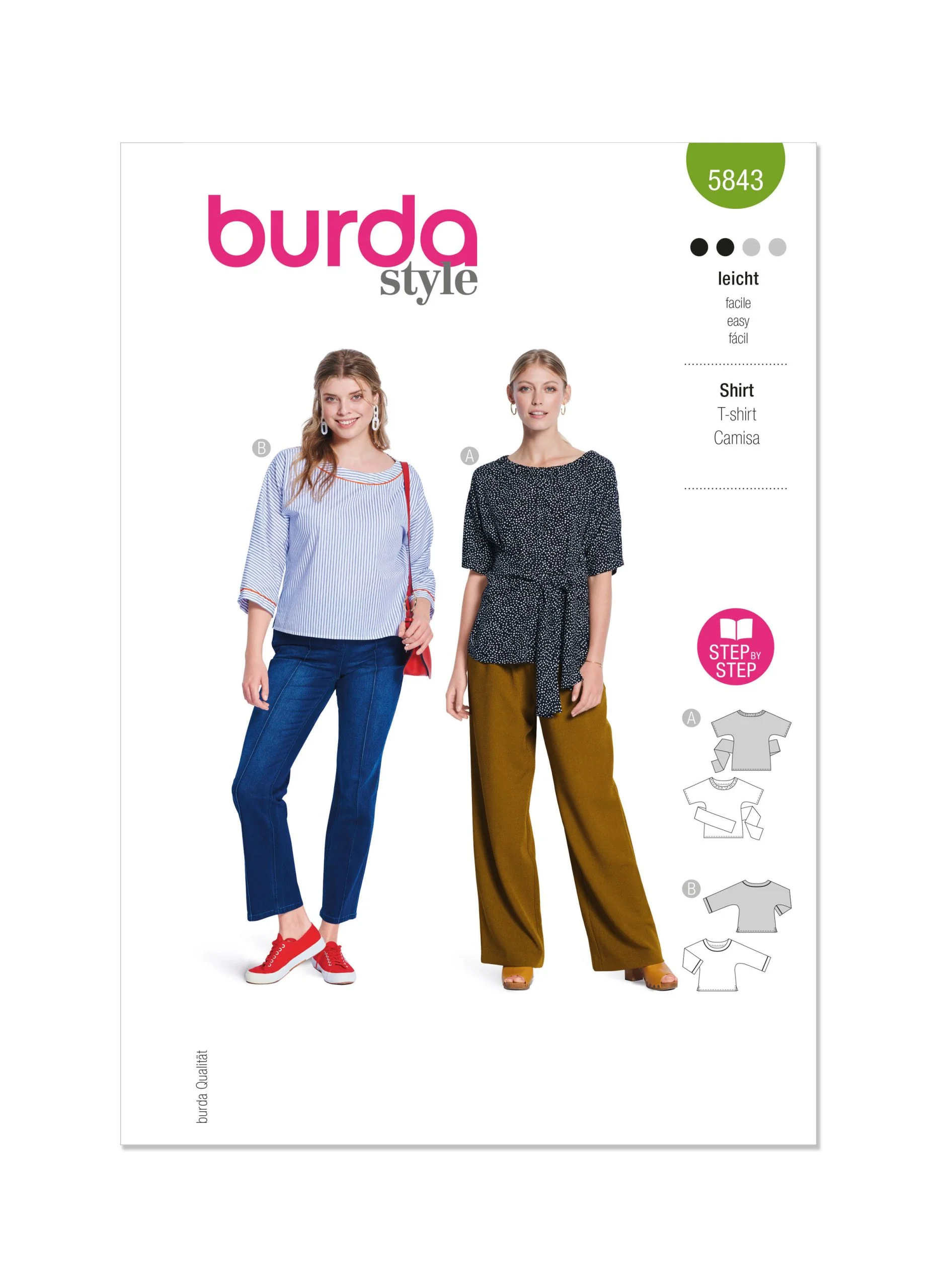 Burda Tops 5843 - Image 2