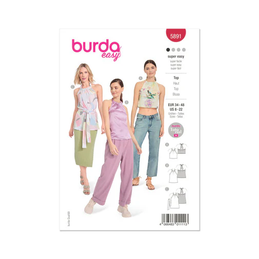 Burda Tops 5891 - Image 2