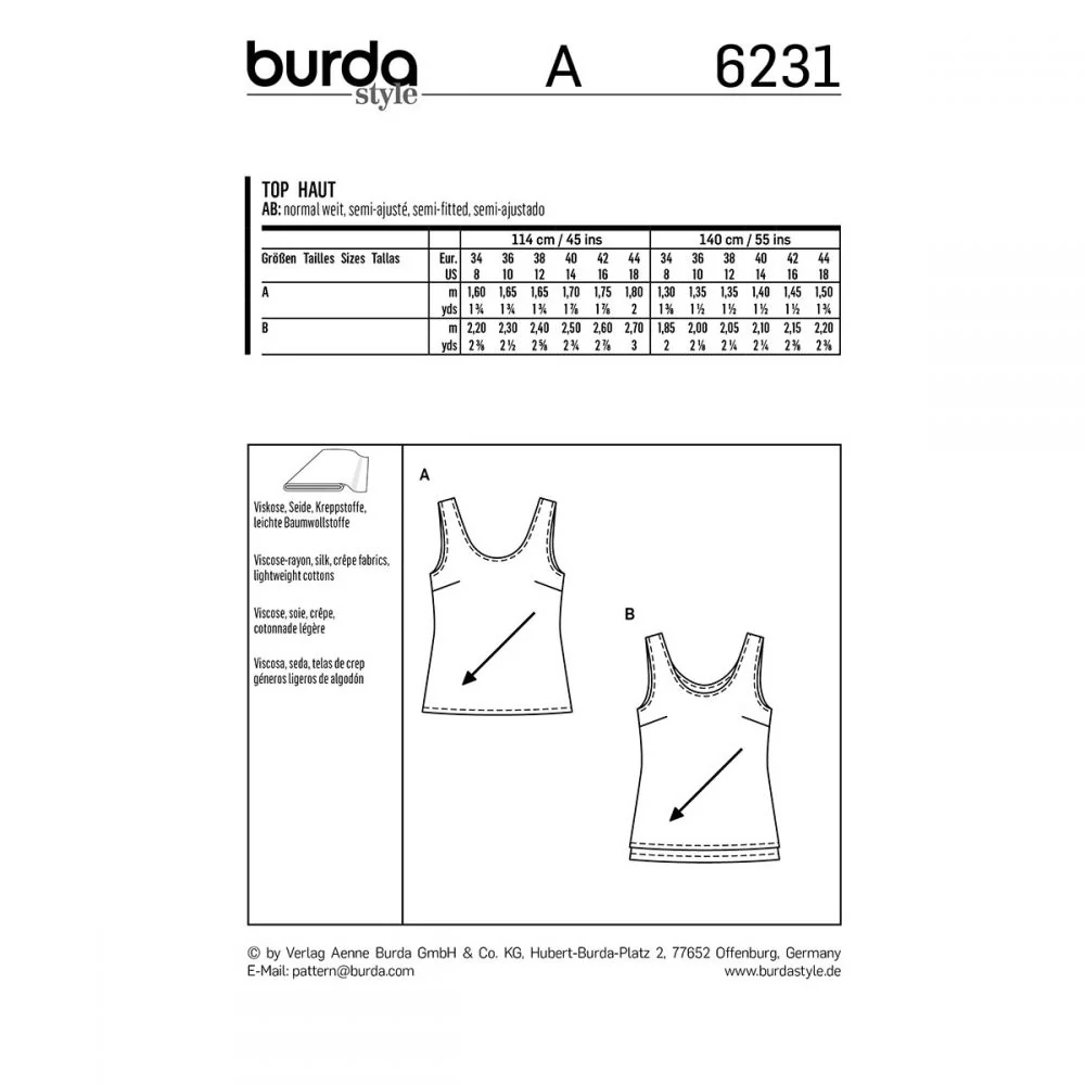 Burda Tops 6231 - Image 4