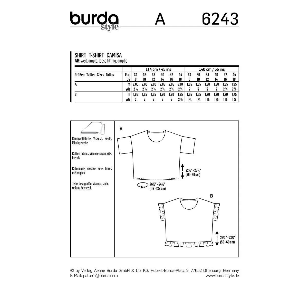 Burda Tops 6243 - Image 4