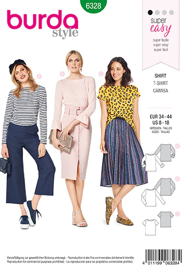 Burda Tops 6328 - Image 2